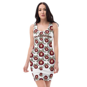 Gingerbread Christmas Ornament (nice fitted) Dress