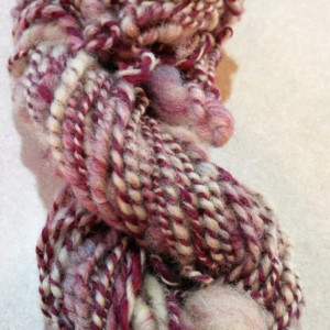 Boho Handspun yarn-hand dyed yarn-wool-art yarn-64 yds-super soft yarn-wool yarn-knitting-crochet-felting-knitting supplies