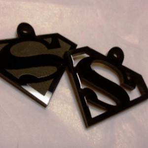 Superman,charms superman,cell charms,laser cut charms,super hero 