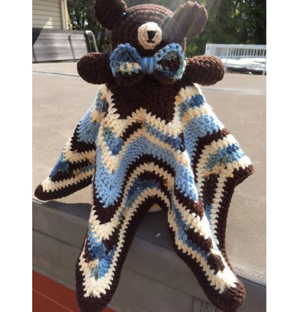 Crochet Bear Lovey