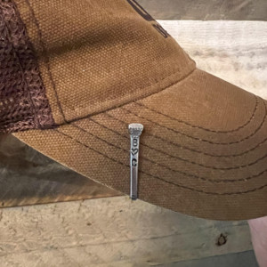 Customized Western Horseshoe Nail Hat Clip