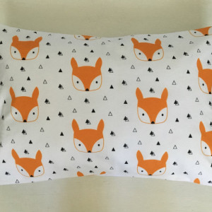 READY TO SHIP fox pillow w/ insert included, cloud pillow, toddler pillow, baby pillow, fox pillow, pillow
