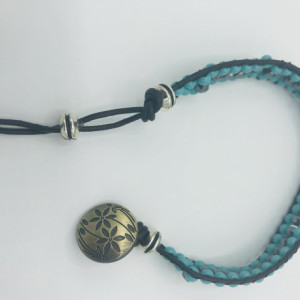 7” Southwest Turquoise Wrap Bracelet 