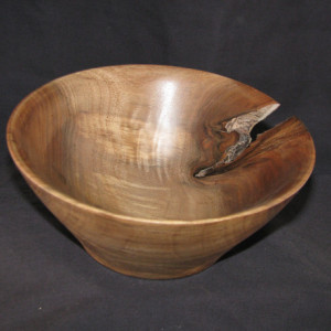 Black Walnut Bowl - handturned - Ideal for fruit, dry flowers, air plants or any of your favorite knick knacks.  