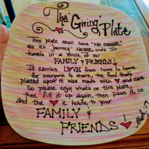 The Giving Plate,  Polka Dots