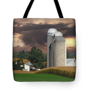 Sunset on the Farm Tote Bag
