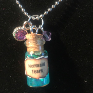 Harry Potter inspired mermaid tears necklace