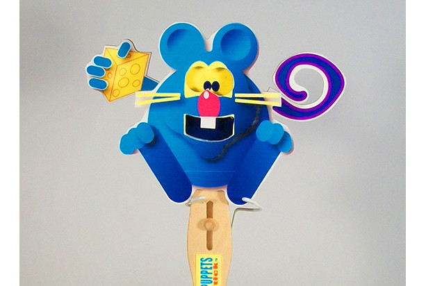 Wooden Puppet-  Mouse