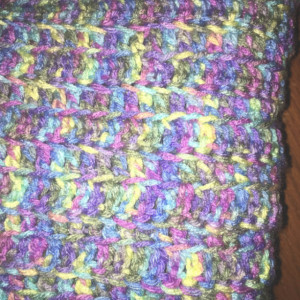 Afghan, Crochet Blanket, Lap Blanket, Baby Blanket , Throw Blanket , Baby Shower Gift Rainbow