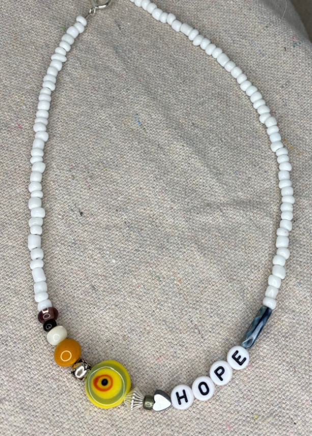 Hope necklace, BTS inspired, beaded necklace, K-pop inspired