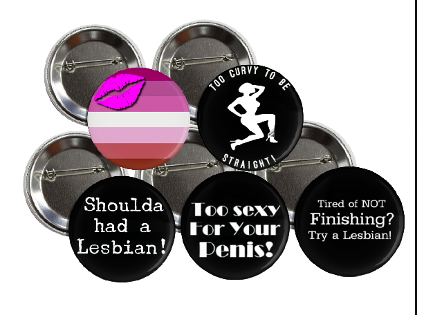 Lesbian 2.5 inch buttons