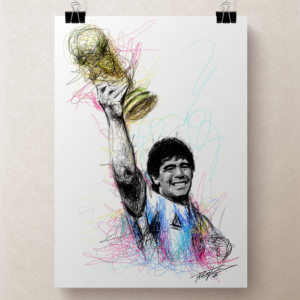 Diego Maradona 1986 World Cup Winner
