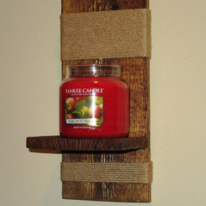 Rustic Wall Sconce, Candle Holder, Candle Sconce
