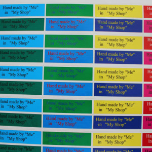 Colored Heat Transfer Labels 