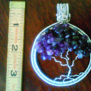 Amethyst Tree Of Life Pendant with FREE Matching Earrings!