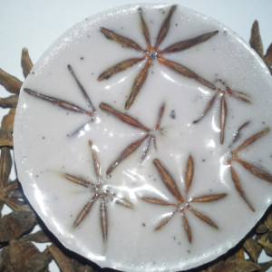 Two Natural Homemade Star Anise Exfoliating Soap