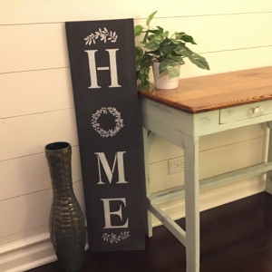 Large HOME sign