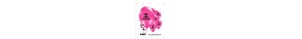Chanel Pink  Balloons
