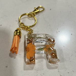  keychain letter R