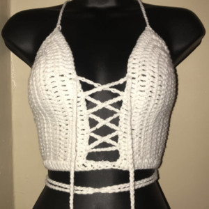 Lace up Halter Top