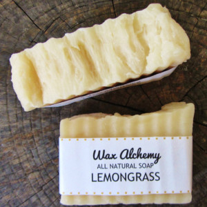 Lemongrass All Natural Soap / Two 5 oz Bars