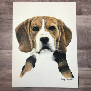 Custom Pet Portrait (8x10), Pet Portrait, Pet Portrait Custom, Custom Dog Portrait, Dog Portrait, Dog Portrait Custom