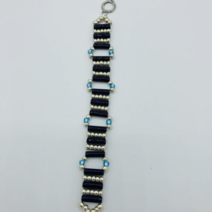 6 1/2” Woven Beaded Bracelet 