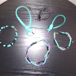 Boondoggle snake & braided bracelets BACK TO SCHOOL