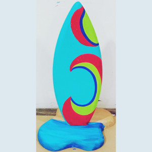 Surfboard surf board party table numbers decor wedding birthday special occassion