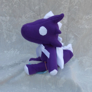 Purple and White Small Dragon