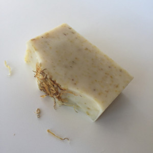 Calendula handcrafted soap coconut milk soap calendula extract, unscented soap vegan soap gentle cleansing soap fragrance free