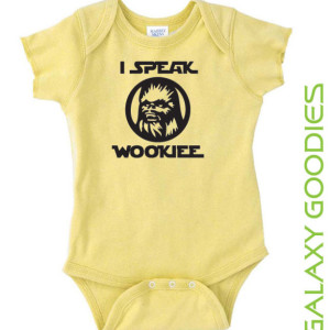 I Speak Wookiee - Chewbacca Star Wars Baby Onesie