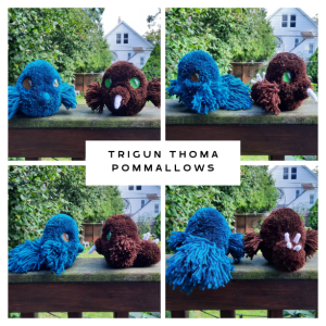 Trigun Thoma Sqiushmallow-Inspired Pommallow Plush (Trigun Maximum, Trigun Stampede, and Trigun 98) 