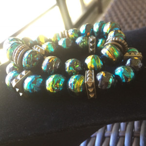 Chunky bracelet set (multiple colors available)