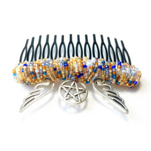 Star and Wing Extra Large Hair Comb