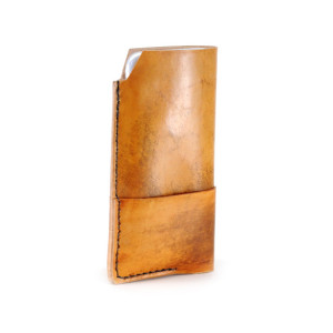 iPhone 6 Leather Wallet in Distressed Tan