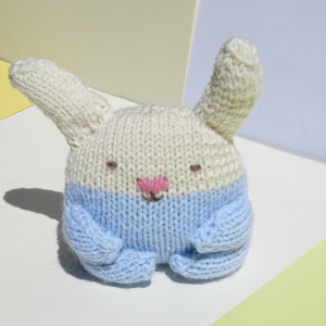 Hand Knitted Bunny, Stuffed Animal, Rabbit, Easter Bunny, Knitted Bunny, Wool Toy