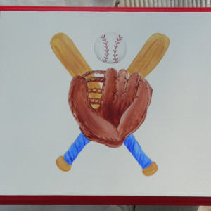 Keepsake Box Chest personalized - Baseball baby gift - boy gift