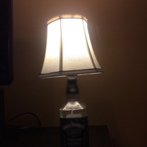 Liquor bottle lamp
