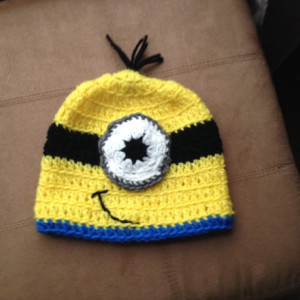 Minion Crocheted Hat