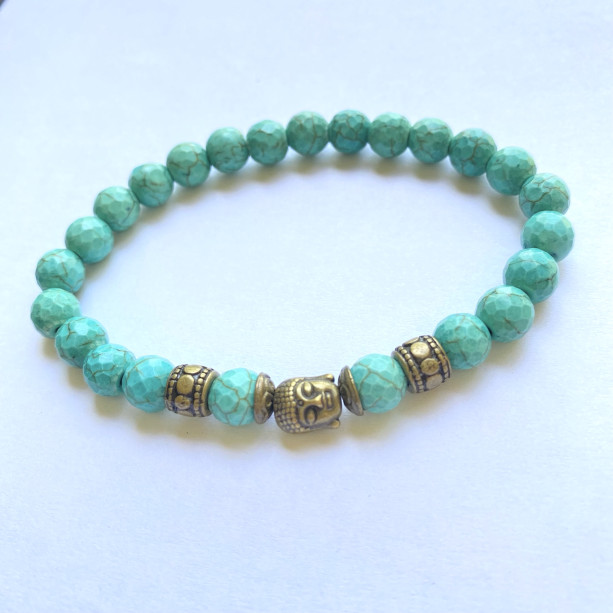 Turquoise Buddha Bracelet 