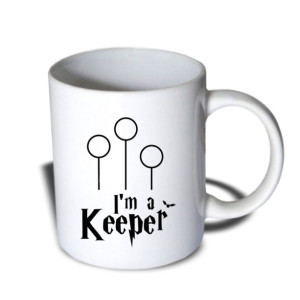 I'm A Keeper Harry Potter Mug 11 oz Ceramic Mug Coffee Mug