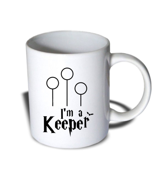 I'm A Keeper Harry Potter Mug 11 oz Ceramic Mug Coffee Mug