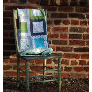 Backyard Baby Patchwork Quilt with Flannel Back