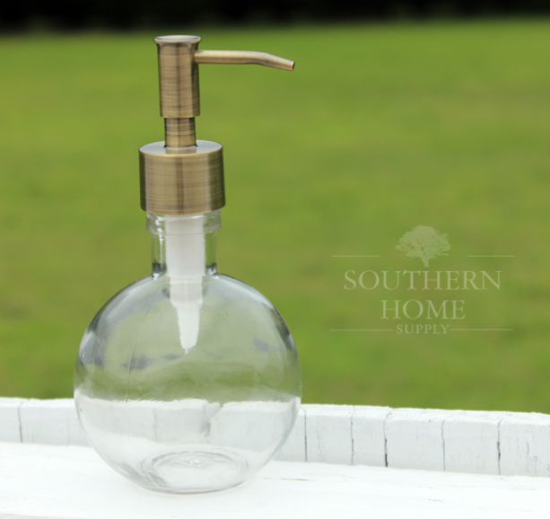 Noveau Glass Soap or Lotion Dispenser - Narrow Pump w/ Multiple F | aftcra