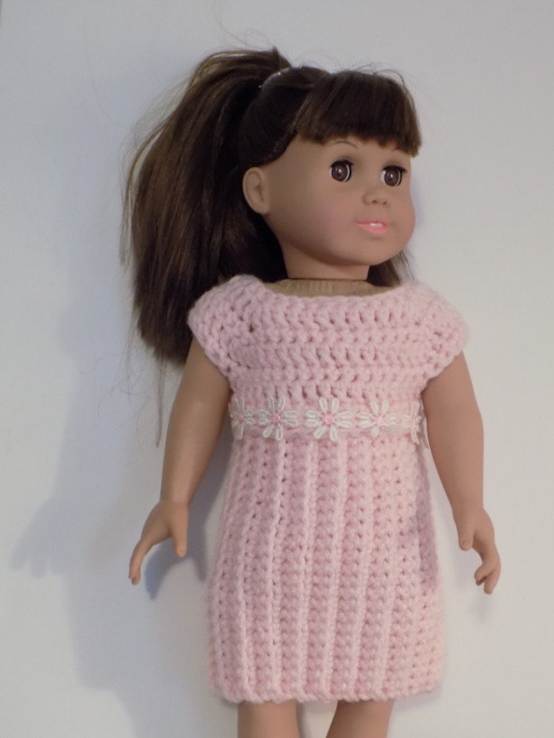 pink dress for american girl doll