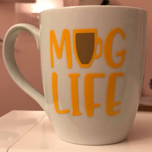 HTV Mug Life Coffee Mug