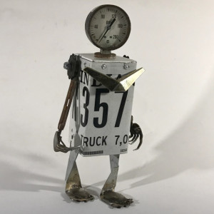 Truck Found Object Assemblage Robot by Jeffery Weatherford