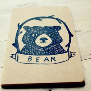 Bear Cub Animal Lined Notebook Moleskine