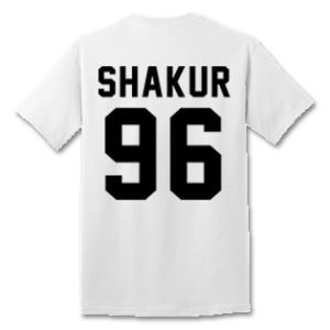 SHAKUR 96 100% Cotton Tee Shirt #A002